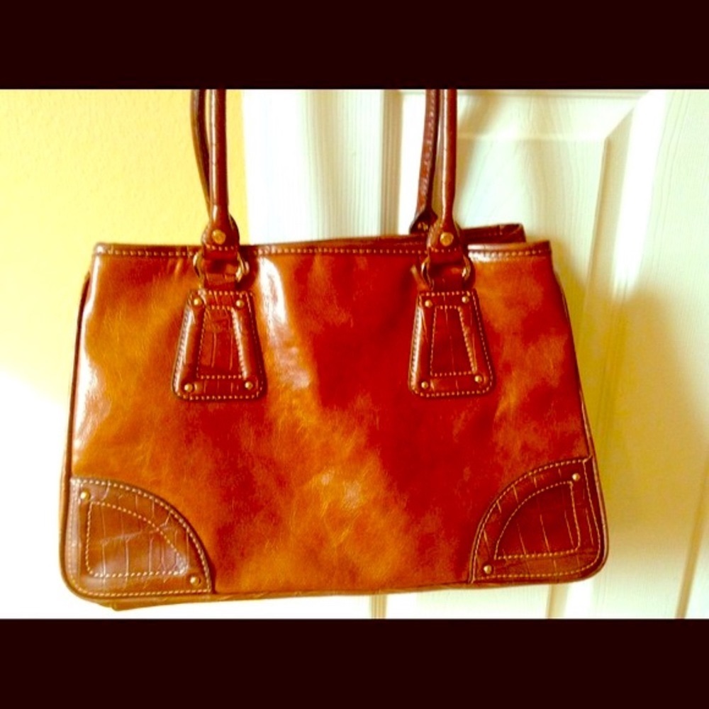 Beautiful Earth tone Liz Claiborne Ladies Handbag - Vintage